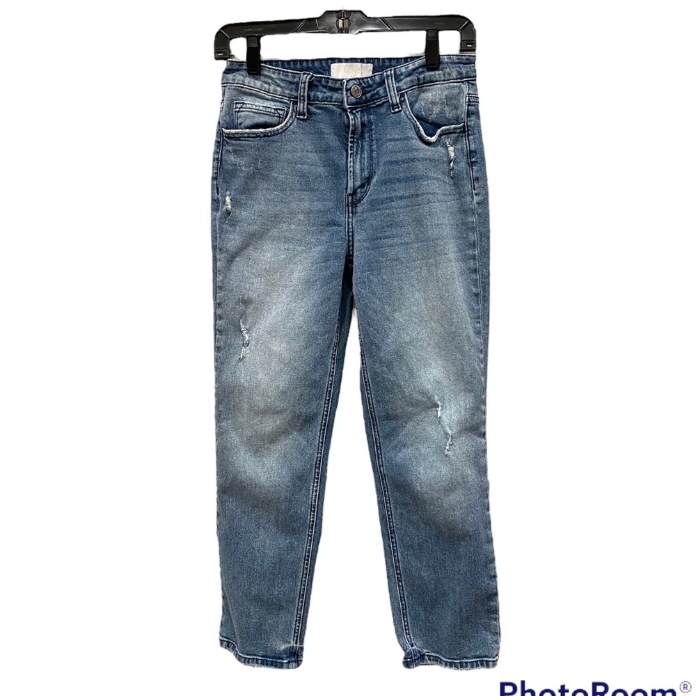 Vervet Blue Distressed Jeans